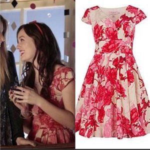 GOSSIP GIRL BLAIR WALDORF Cissi Floral Etchings Dress NEW NWOT RARE